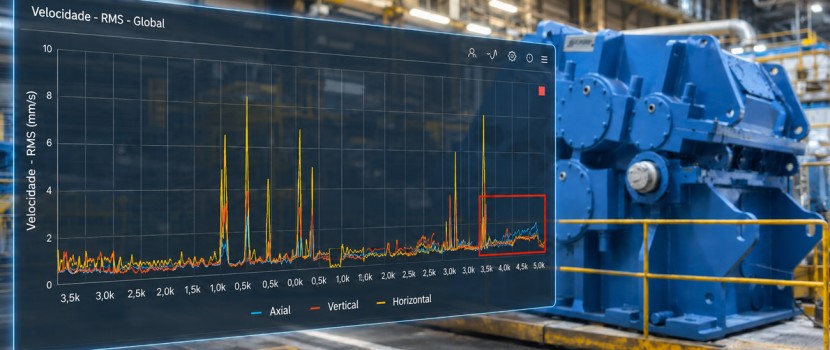 Monitoramento online com análise de vibração no setor sucroenergético