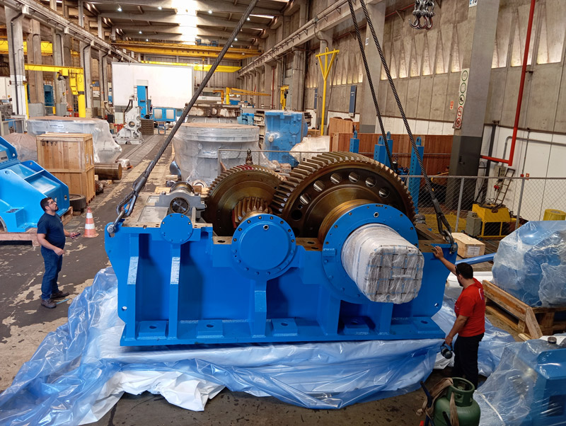 Redutor de velocidade Torqmax Zanini Renk entregue para US Sugar