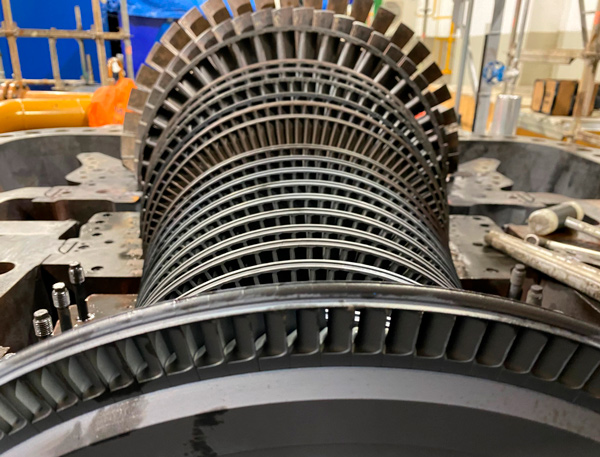 Repotenciamento de turbina a vapor