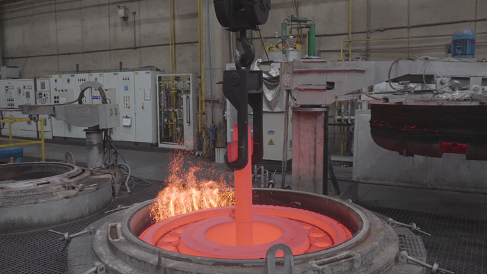 Forno de tratamento térmico da Zanini Renk.